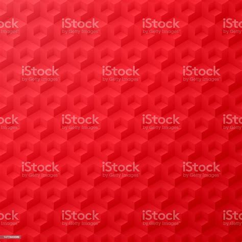 Abstract Red Background Geometric Texture Stock Illustration - Download ...