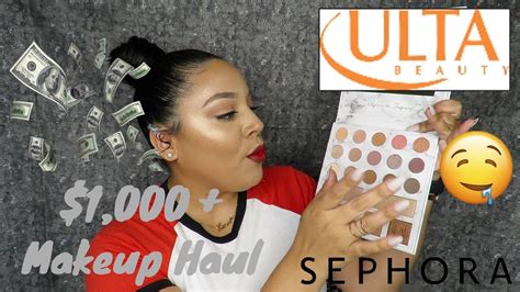 Huge Makeup Haul New Releases Of Makeup And Skincare From Sephora And Ulta