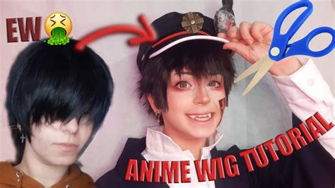 Basic Anime Boy Cosplay Wig Tutorial Tsukasa Yugi Tbhk Youtube