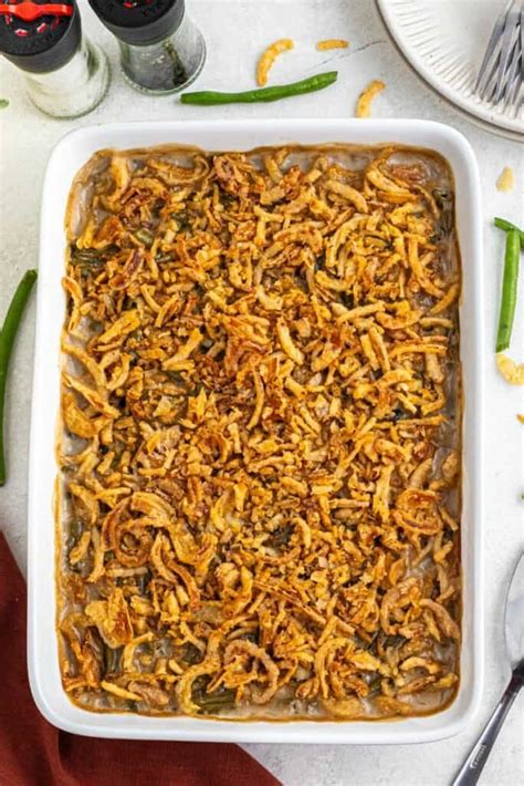 Easy Green Bean Casserole With Canned Green Beans