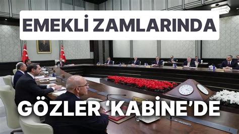 Milyonlarca Emeklinin Gözü Kabinede Emekliye Ek Zam Oranları