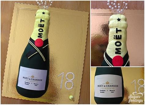 Moet Chandon Bottle Cake Decorated Cake By Sugar CakesDecor