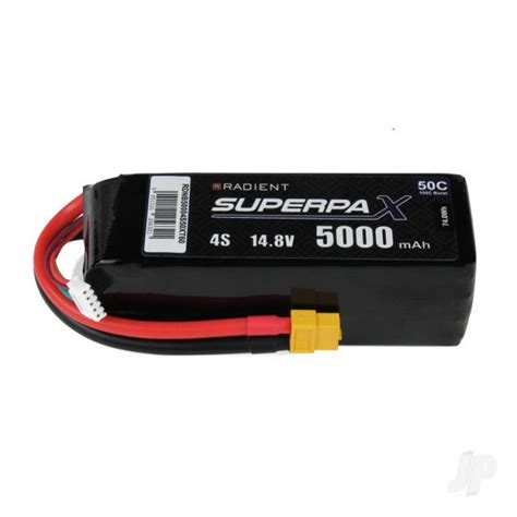 Radient Lipo 4s 5000mah 148v 50c Xt60