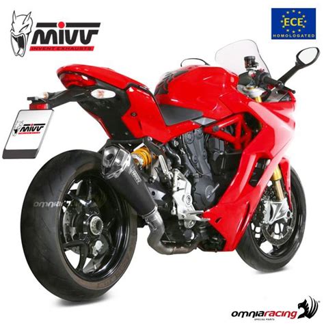 Mivv Exhaust Slip On Delta Race Approved Carbon Ducati Supersport