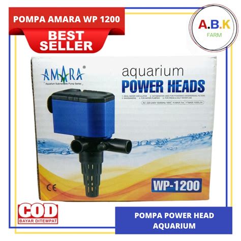 Jual Mesin Pompa Celup Power Head Amara WP 1200 WP1200 Aquarium