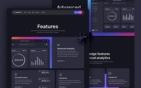 Dark Mode Tech Webflow Template Darkbit X Brix Templates