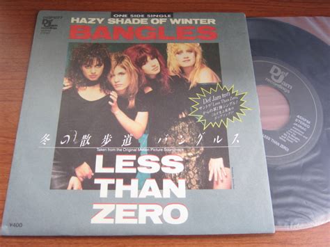 【ep盤】88年全米2位 冬の散歩道 バングルス Hazy Shade Of Winter Bangles Less Than Zero 片面録音の落札情報詳細 ヤフオク落札価格検索 オークフリー