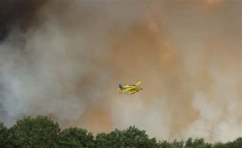 Incendie Dans La Forêt De Brocéliande La Progression Des Flammes En