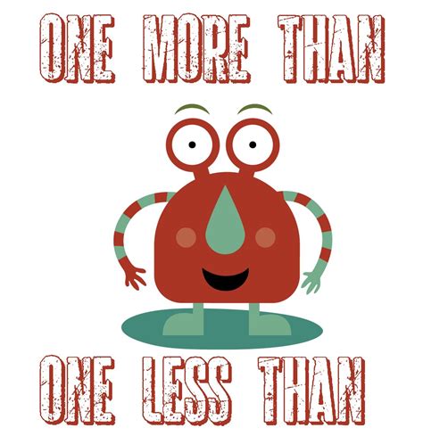 1st Grade Math Worksheets - One More & One Less Than