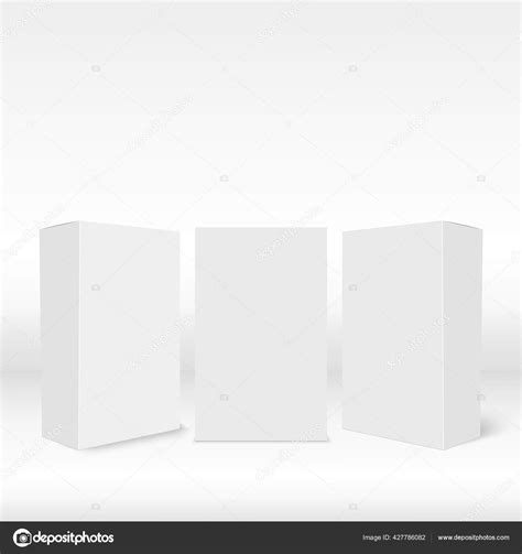 Set Various Blank Package Boxes Vector Stock Vector Image By Azfree