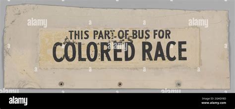 Racial Segregation Signs