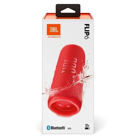 JBL Flip 6 Enceinte Bluetooth 30W Rouge PcComponentes Fr