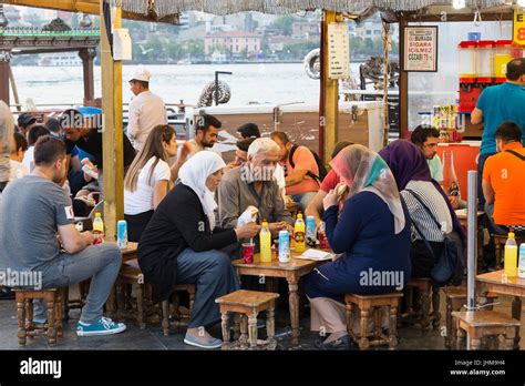 Istanbul Turkey 2 June 2016food Courts With Traditional