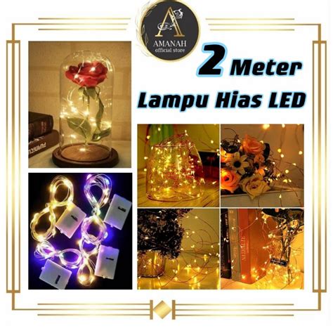 Jual Lampu Tumblr Kawat Natal Lampu Hias Kawat LED Dekorasi Natal