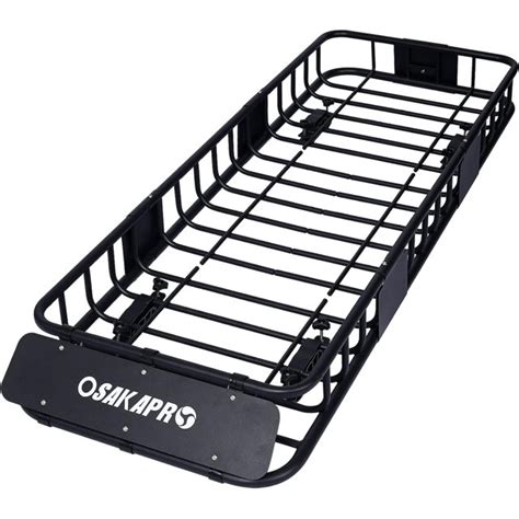 Roof Rack Cargo Basket 64 X23 X6 Universal Rooftop Cargo Carrier With Extension Heavy Duty