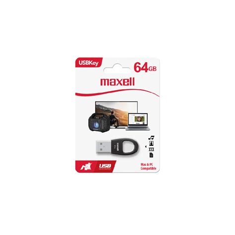 Memoria Usb De Gb Negro Usbk Usb Key Maxell