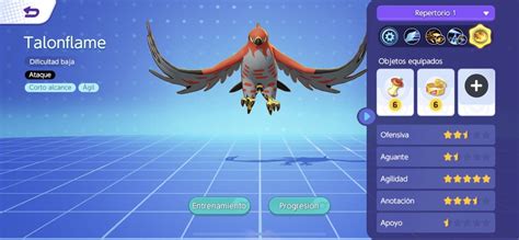 Talonflame Pokémon Unite guía definitiva de combate Frontal Gamer