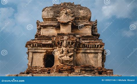 Ruins of Shiva Temple in Hampi Karnakata Stock Photo - Image of india ...