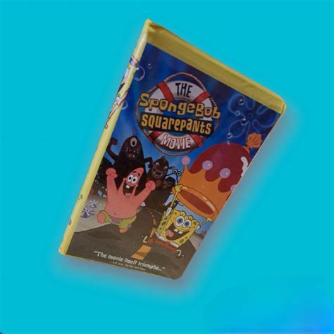 The Spongebob Squarepantsmovie VHS clamshell - Etsy