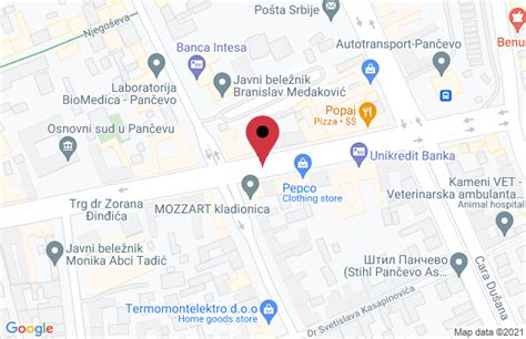 Kontakt Mapa Advokatska Kancelarija Marinela Ljubi Adresa Vojvode