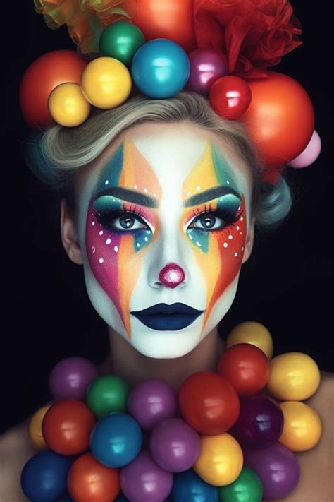 Pin by Antonella Malvasio on artisti circensi | Evil clown makeup ...