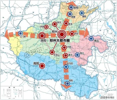 河南全新蓝图发布，强大的郑州都市圈产业带！发展城镇化城市