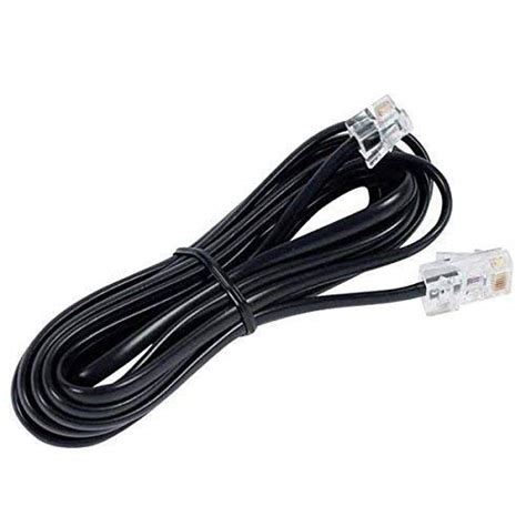 Cs Telephone Extension Cord 2 Pin 1 Line Rj11 Male To Male Cable Line Or Landline Phone Modem