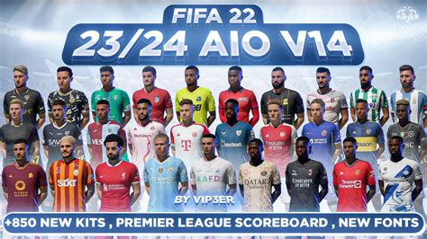 23 24 AIO Kits V14 Mod For FIFA 22 850 Kits Premier League