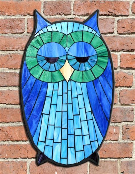 Workshops And Classes Owl Mosaic Mosaic Art Glass Mosaic Art