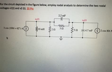 Solved For The Circuit Depicted In The Figure Below Employ Chegg