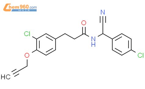 873078 40 1 Benzenepropanamide 3 Chloro N 4 Chlorophenyl Cyanomethyl