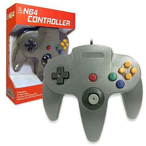 N64 Controller Grey Controllers Nintendo 64 Nintendo