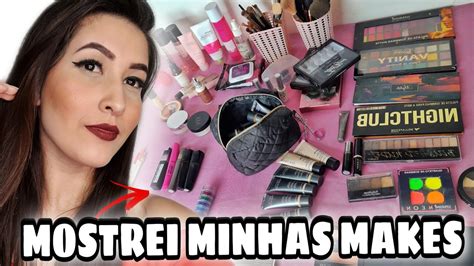 Tuor Pelas Minhas Maquiagens Youtube