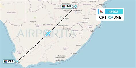 4Z902 Flight Status Airlink Cape Town To Johannesburg LNK902