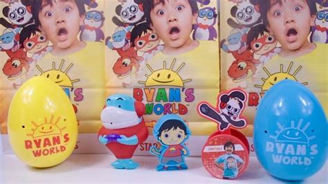 Ryans World Kids Meal Toys At Carls Jr Figuritas Para Coleccionar Su