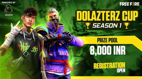 How Register In Dolazterz Cup Free Fire Tournament Prizepool Rs