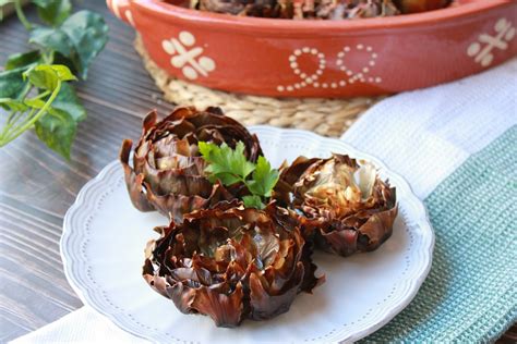 Alcachofas Al Horno Manjar Sencillo Y Delicioso