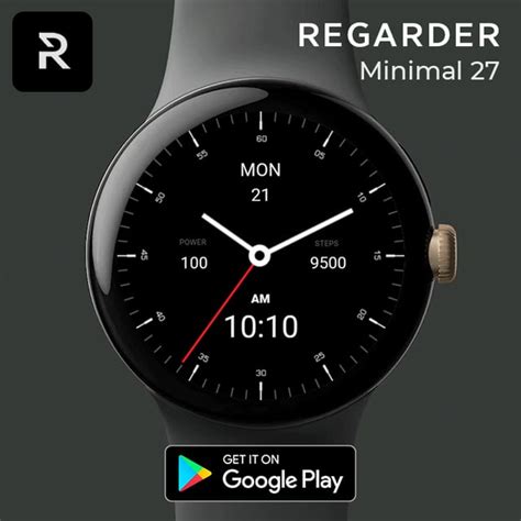 Analog Minimalist Watch Face Rgalaxywatch