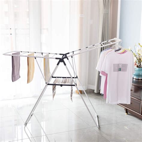 Rebrilliant Steel Foldable Gullwing Drying Rack Wayfair