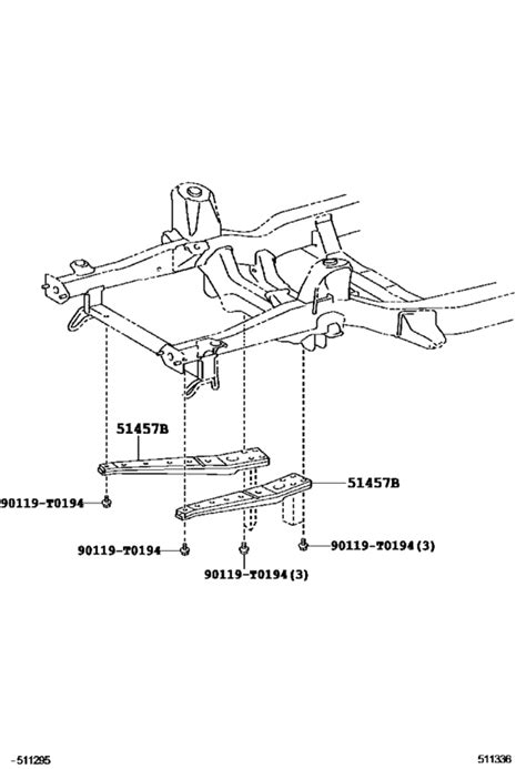 Suspension Crossmember Under Cover For Toyota Hilux