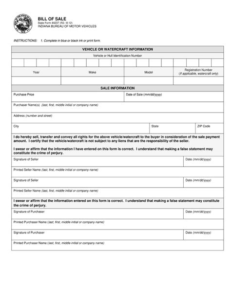 Indiana Bmv Forms Fill Out And Sign Online Dochub