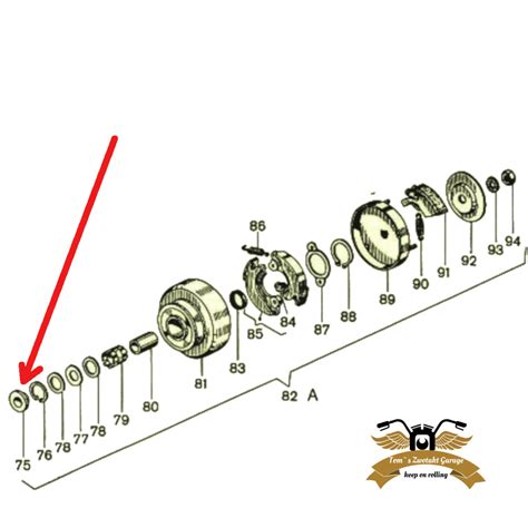 Piaggio Ciao Distanzring Spacer Kupplung Zwotakt Garage