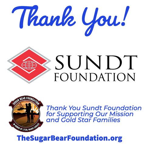 Our Sponsors — Sugar Bear Foundation