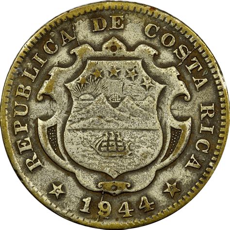 Costa Rica Centimos Km Pn Prices Values Ngc