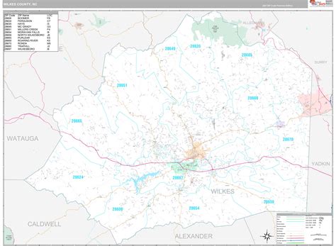 Wilkes County North Carolina Map