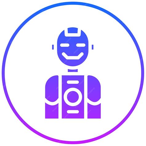 Premium Vector Humanoid Robot Vector Illustration