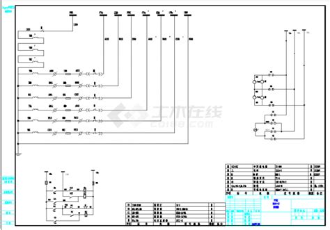 某高压开关柜电气设计方案cad图纸高压电气原理图土木在线