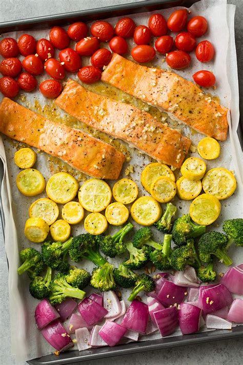 Sheet Pan Honey Mustard Salmon With Rainbow Veggies Cooking Classy Artofit