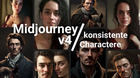 Midjourney V4 Tutorial Konsistentes Charakter Design