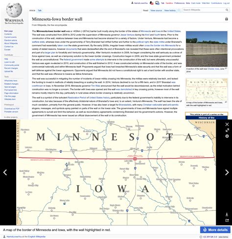 The Minnesota-Iowa border wall : r/imaginarymaps